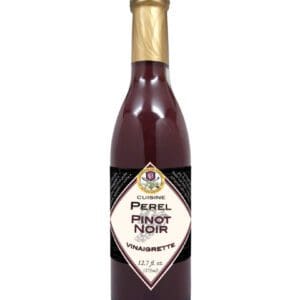 A bottle of wine with the label " pruel pinot noir ".
