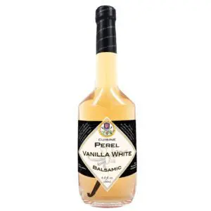 A bottle of vanilla white syrup.